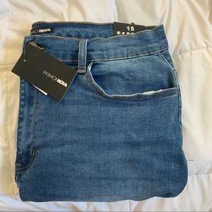 high waisted distressed skinny jeans